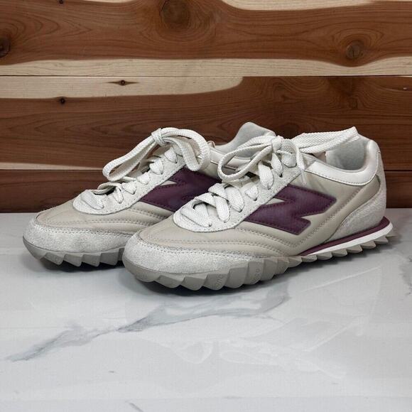 New Balance RC30 Heritage Sneakers Sea Salt/Washed Burgundy- URC30UA size US 5.5 - Picture 1 of 11